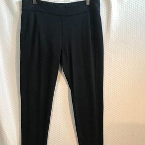 T TALBOTS WOMEN PULL ON LEGGING SIZE MED P EUC DARK GRAY STRETCH